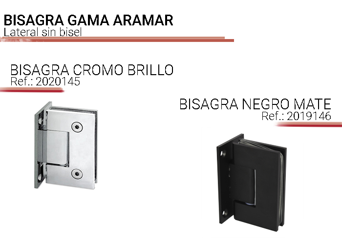 bisagras gama aramar